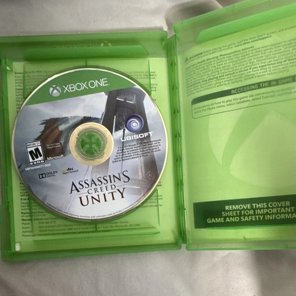 Ubisoft Assassin's Creed Unity (2014) Xbox One M Action Adventure Multiplayer